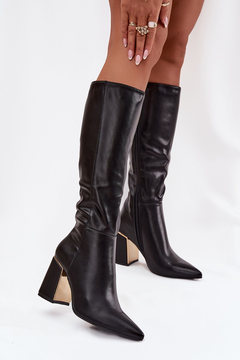  Laarzen met hoge hakken model 217214 Step in style 