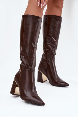  Laarzen met hoge hakken model 217215 Step in style 