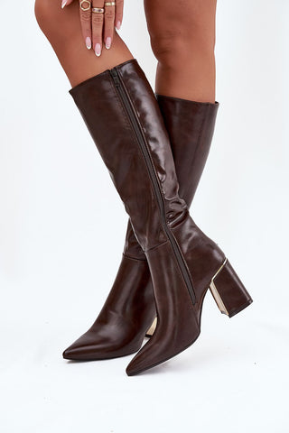  Laarzen met hoge hakken model 217215 Step in style 