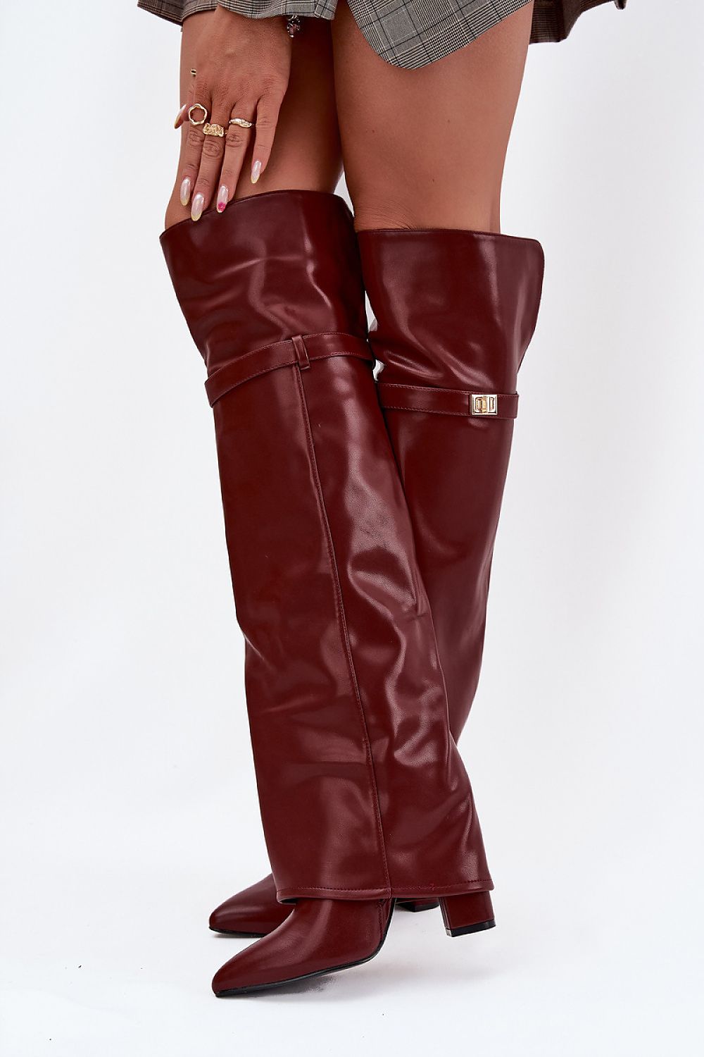  Laarzen met hoge hakken model 217224 Step in style 