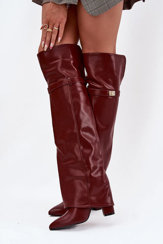  Laarzen met hoge hakken model 217224 Step in style 