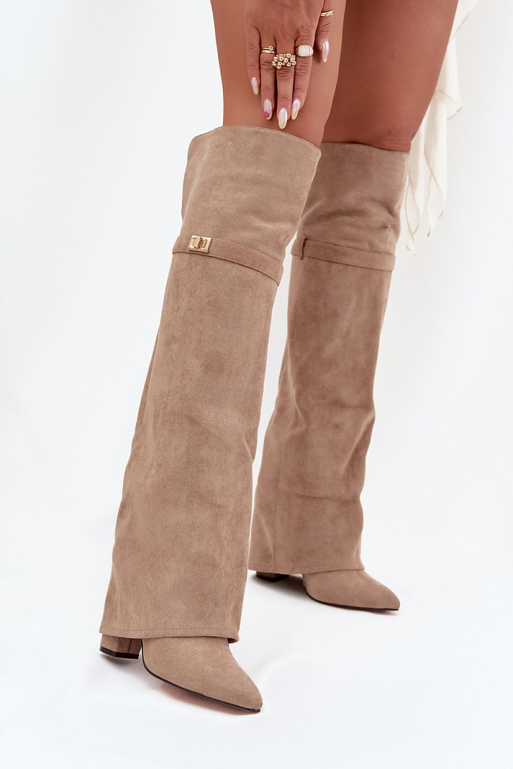  Laarzen met hoge hakken model 217225 Step in style 