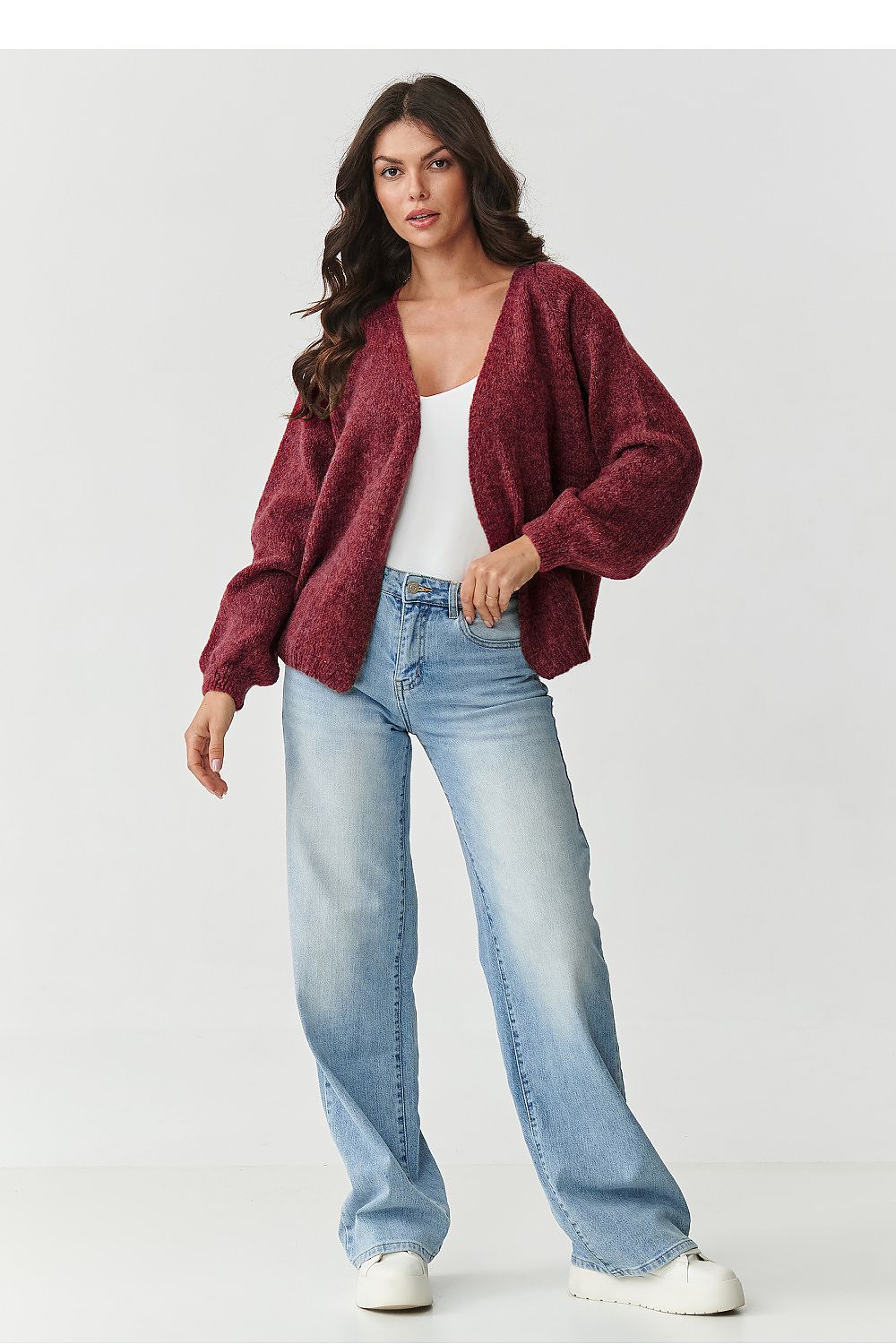  cardigan model 217368 Makadamia 