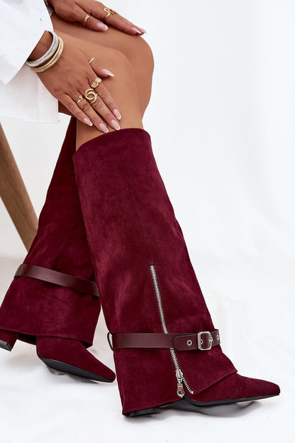  Laarzen met hoge hakken model 217515 Step in style 