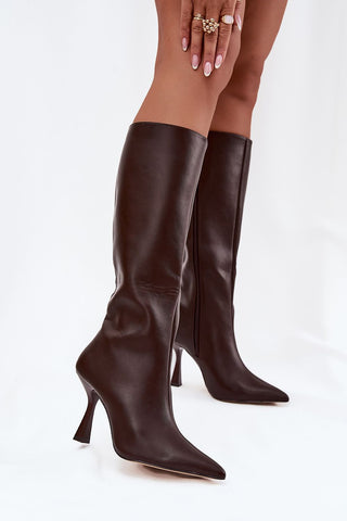  Laarzen met hoge hakken model 217520 Step in style 
