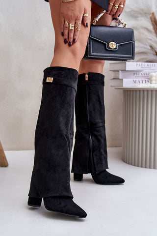  Laarzen met hoge hakken model 217522 Step in style 