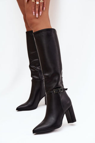  Laarzen met hoge hakken model 217753 Step in style 
