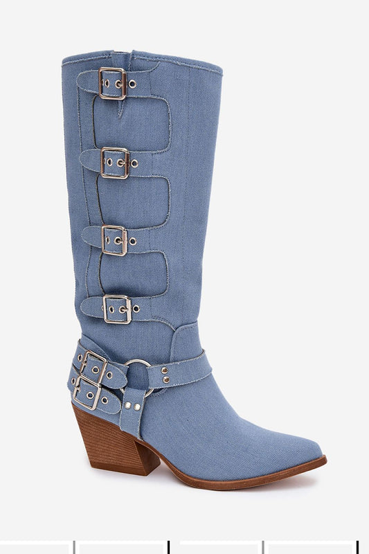  Laarzen met hoge hakken model 217817 Step in style 