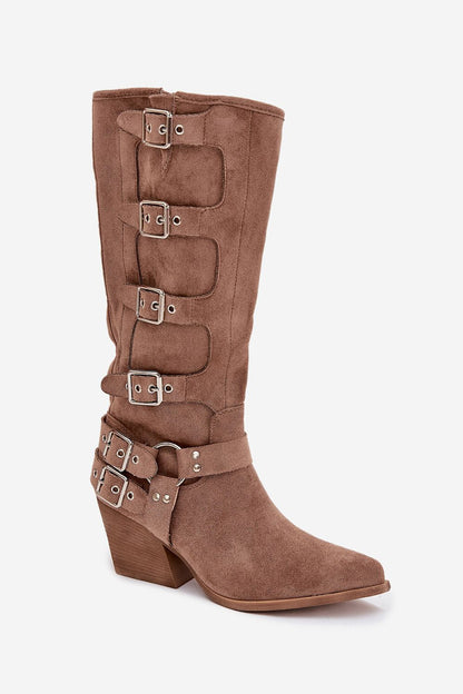  Laarzen met hoge hakken model 217818 Step in style 