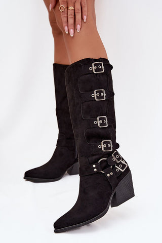  Laarzen met hoge hakken model 217819 Step in style 