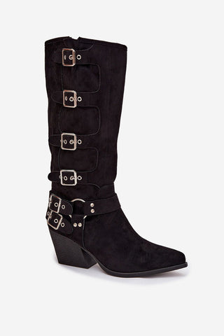  Laarzen met hoge hakken model 217819 Step in style 