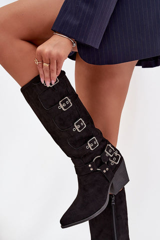  Laarzen met hoge hakken model 217819 Step in style 