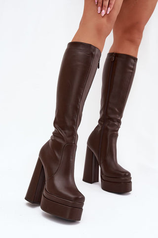  Laarzen met hoge hakken model 217838 Step in style 