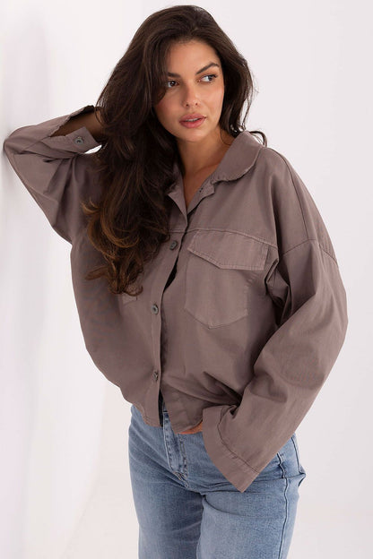  Overhemd met lange mouwen model 217882 Rue Paris 