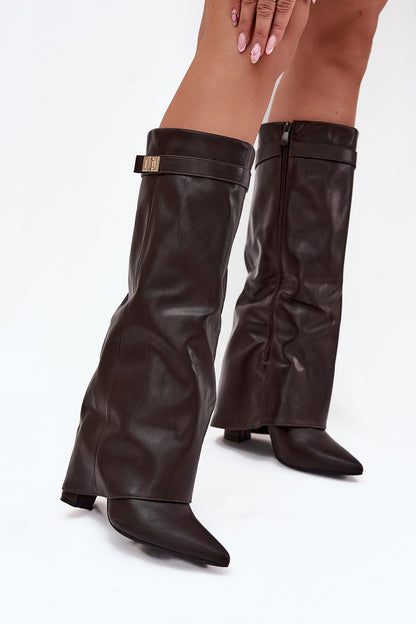  Laarzen met hoge hakken model 218089 Step in style 