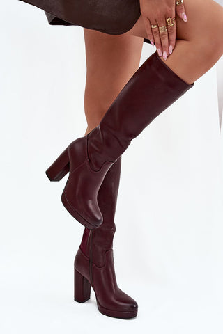  Laarzen met hoge hakken model 218090 Step in style 