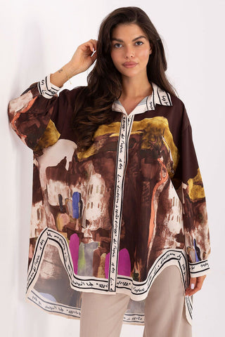 Overhemd met lange mouwen model 218396 Rue Paris 