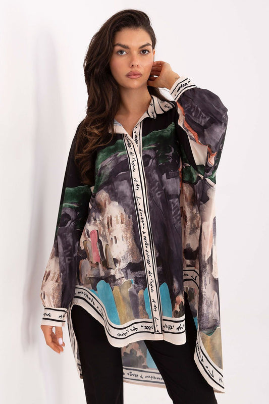  Overhemd met lange mouwen model 218397 Rue Paris 