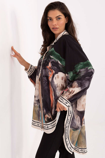  Overhemd met lange mouwen model 218397 Rue Paris 