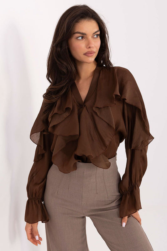  Overhemd met lange mouwen model 218415 Rue Paris 