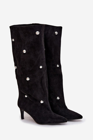  Laarzen met hoge hakken model 218484 Step in style 