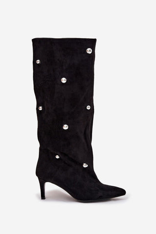  Laarzen met hoge hakken model 218484 Step in style 
