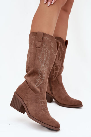  Laarzen met hoge hakken model 218487 Step in style 