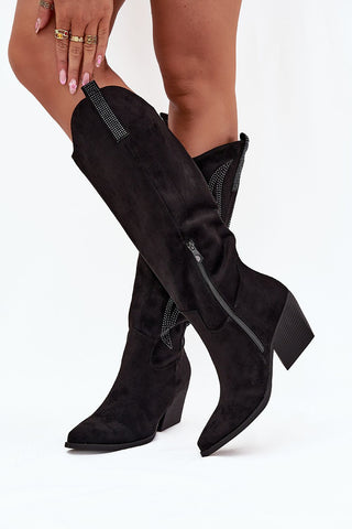  Laarzen met hoge hakken model 218491 Step in style 