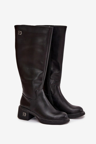  Laarzen met hoge hakken model 218479 Step in style 