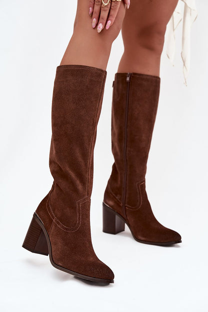  Laarzen met hoge hakken model 218730 Step in style 