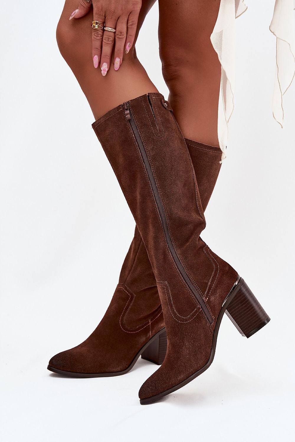 Laarzen met hoge hakken model 218730 Step in style 