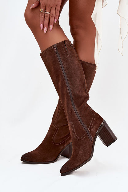  Laarzen met hoge hakken model 218730 Step in style 