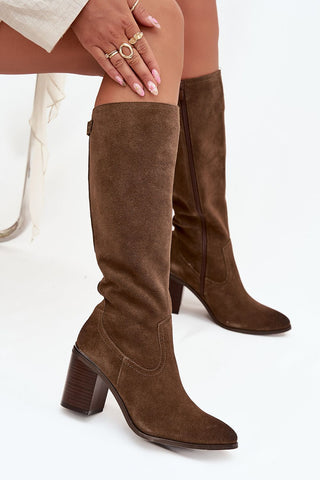  Laarzen met hoge hakken model 218731 Step in style 