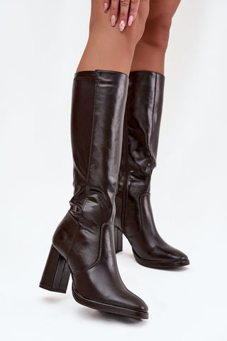  Laarzen met hoge hakken model 218732 Step in style 