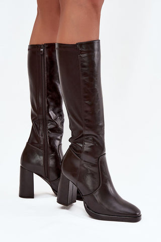  Laarzen met hoge hakken model 218732 Step in style 