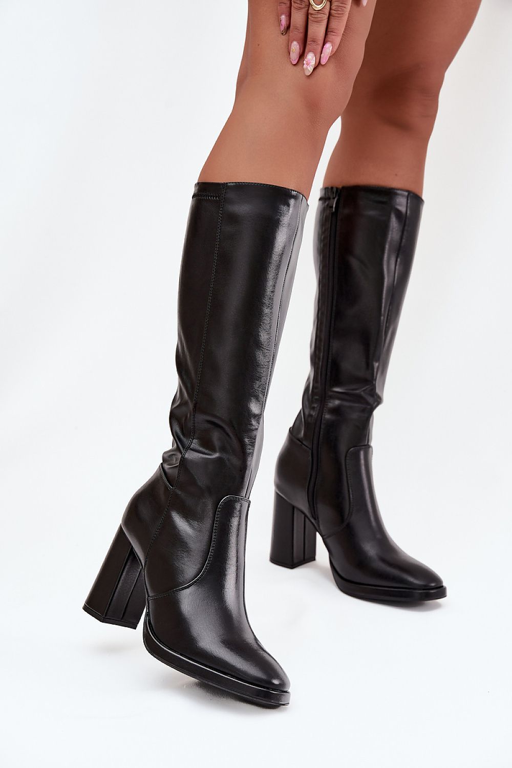  Laarzen met hoge hakken model 218733 Step in style 