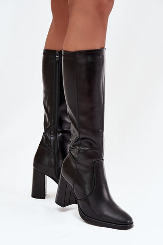 Laarzen met hoge hakken model 218733 Step in style 