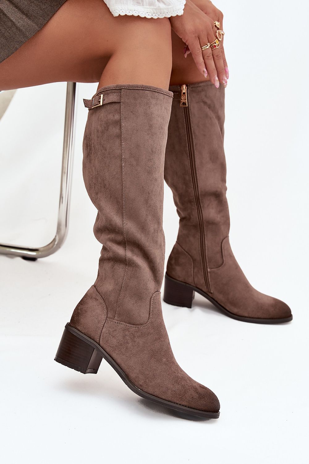  Laarzen met hoge hakken model 219142 Step in style 