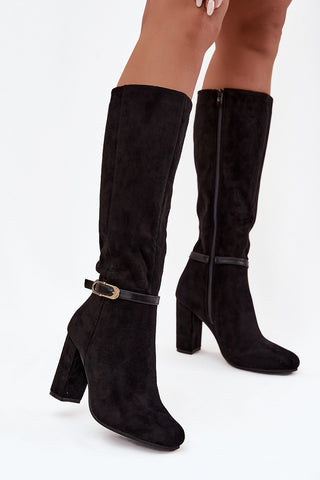  Laarzen met hoge hakken model 219258 Step in style 