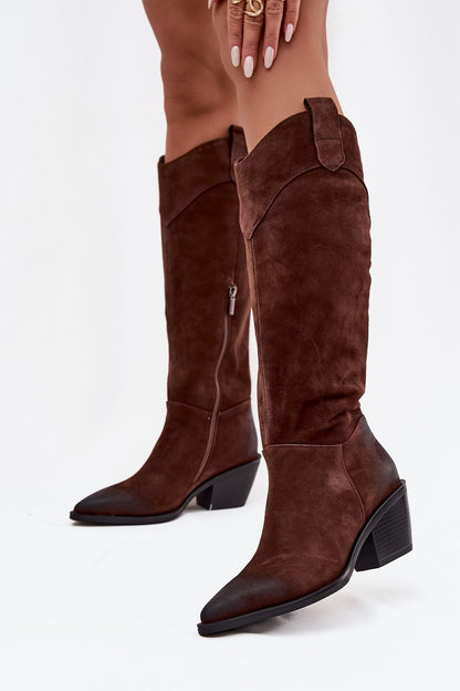  Laarzen met hoge hakken model 219399 Step in style 