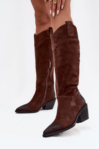  Laarzen met hoge hakken model 219399 Step in style 