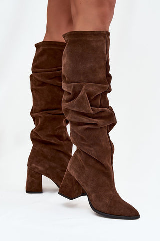  Laarzen met hoge hakken model 219401 Step in style 