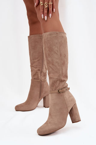  Laarzen met hoge hakken model 219583 Step in style 