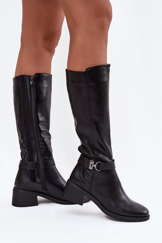  Laarzen met hoge hakken model 219584 Step in style 