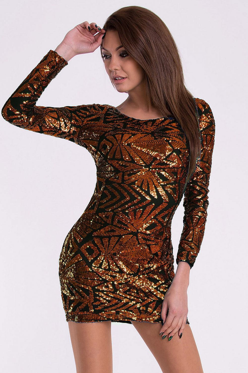  Korte jurk model 48848 YourNewStyle 