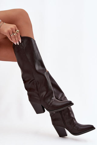 Laarzen met hoge hakken model 219858 Step in style 