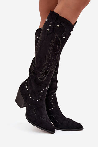  Laarzen met hoge hakken model 219859 Step in style 