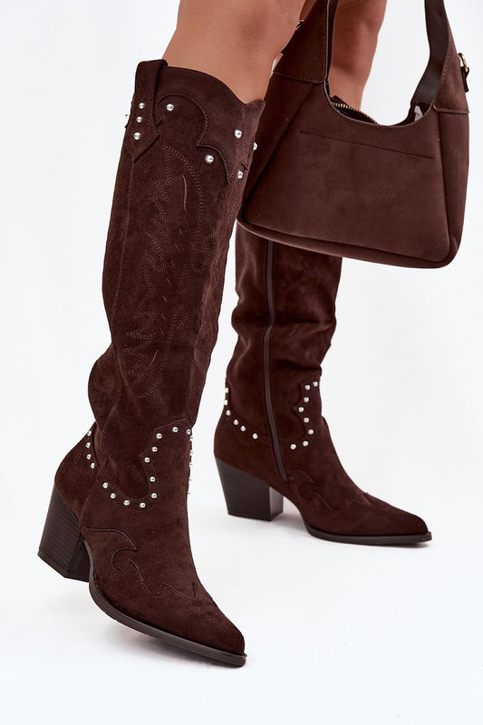  Laarzen met hoge hakken model 219860 Step in style 