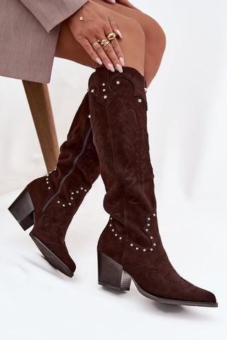  Laarzen met hoge hakken model 219860 Step in style 
