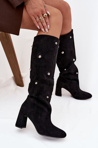  Laarzen met hoge hakken model 219862 Step in style 